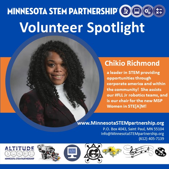 MnSTEMpartners's tweet photo. Minnesota STEM Partnership celebrates this Friday the volunteers and staff that make positive change in our community!
#stem #steam #urbanrobotics #urbandrones #urbancoding #urbandata #FLL #FTC #FLLJr #powerupitmn https://t.co/QC87U8vnew