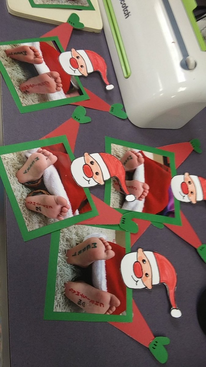 teaching_mama89's tweet photo. Y'all... we have been so busy! Thanksgiving break last week, Christmas program tomorrow, class Christmas party next week.. but look at how cute these are turning out! #tistheseason #teachertwitter #oldertwos https://t.co/oFEN4fLRV9