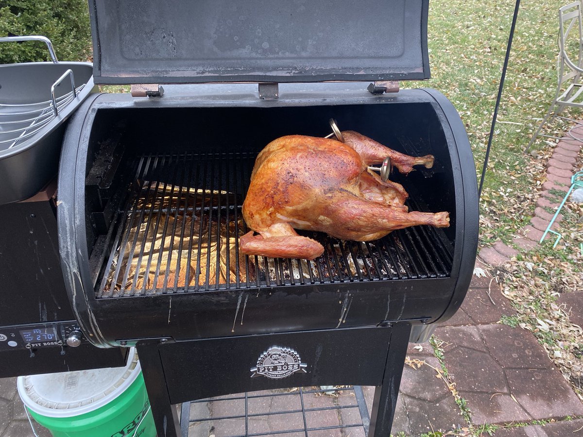 FarmPhillips's tweet photo. No chickens were harmed in the making of this smoked turkey. https://t.co/oiXT0pUArx