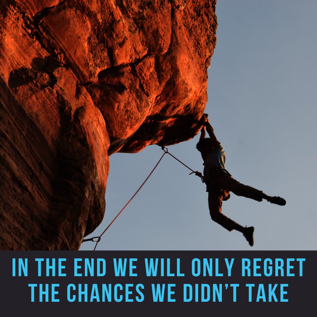 If you have a #dreamcareer, explore the possibilities &amp; try to map out a path to achieving it. Leaving the security of a well paying job can be daunting, but if you’re stuck in a #career that isn’t right for you, you may look back with regret &amp; wish you had taken a chance. #goals