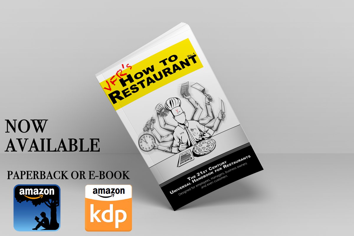 RthorVf's tweet photo. How to Restaurant is a unique How-To experience brought to you by author and restaurant consultant VFR. How to Restaurant is the official 21st Century handbook and step by step guide for employees, managers, and business owners, helping them create a better experience.
#pitmad https://t.co/V8G6liEmWp