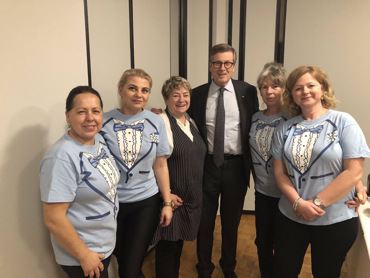 JohnTory's tweet photo. Celebrating the start of the holiday season with staff from our City Planning Division, thanking them for the work they do to help us build Toronto for the future. https://t.co/nQdJrCEx3X