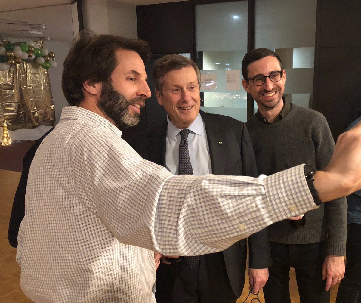 JohnTory's tweet photo. Celebrating the start of the holiday season with staff from our City Planning Division, thanking them for the work they do to help us build Toronto for the future. https://t.co/nQdJrCEx3X