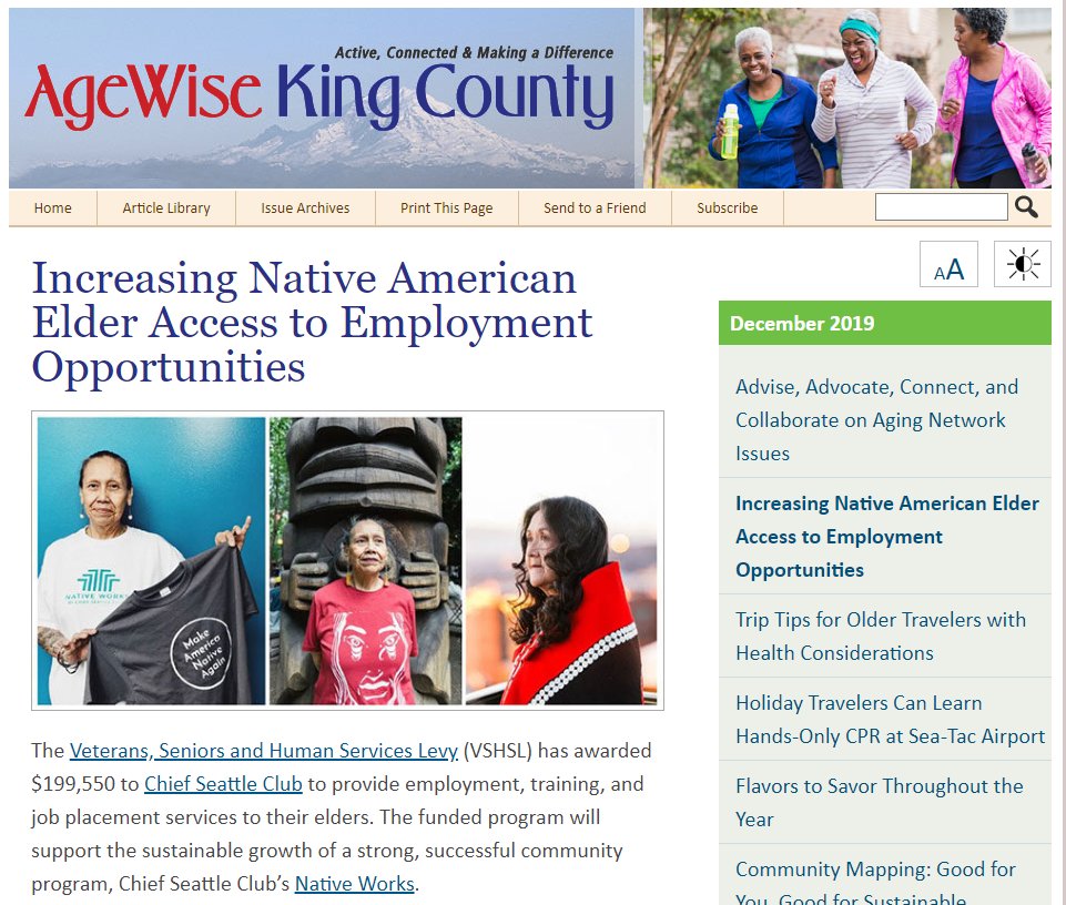 AgingKingCounty's tweet photo. Learn how the @KingCountyWA voter-approved Veterans, Seniors &amp; Human Services Levy is supporting Native Works, an employment program for artists sponsored by Chief Seattle Club. https://t.co/Qo3rCjhnRA #vshsl https://t.co/7kFF8Nme2e