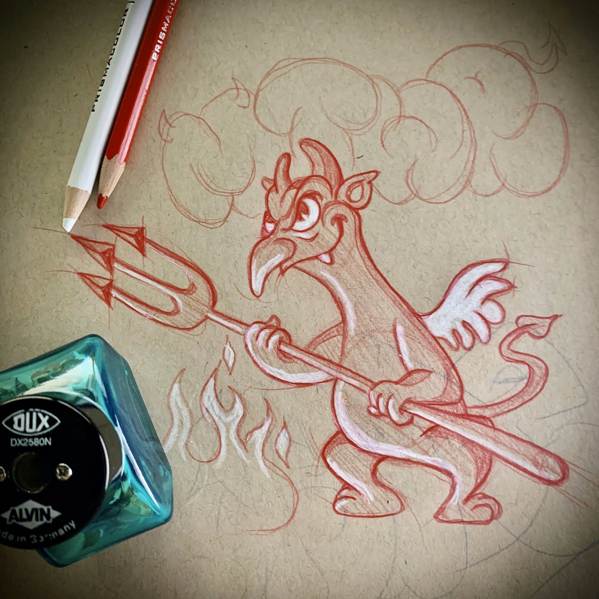 RayGuzicki's tweet photo. More warm-up sketches from my #blackbook during our visit to #disneyland
I plan on doing a piece from #mrtoad #mrtoadswildride #blackbook #colerase #copic #copicmarkers #drawing #draw #doodle #illustration #art #artdirector #designer #fanart #illustrator #devil #graffiti https://t.co/7PItWl8aiM