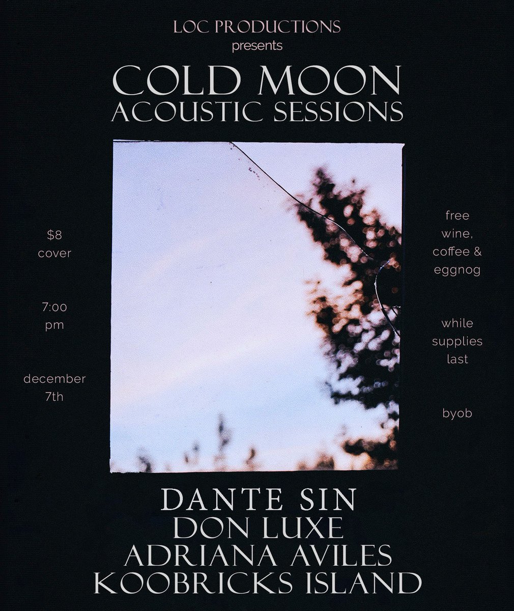 1 ticket left for Saturday’s show.
eventbrite.com/e/cold-moon-ac…