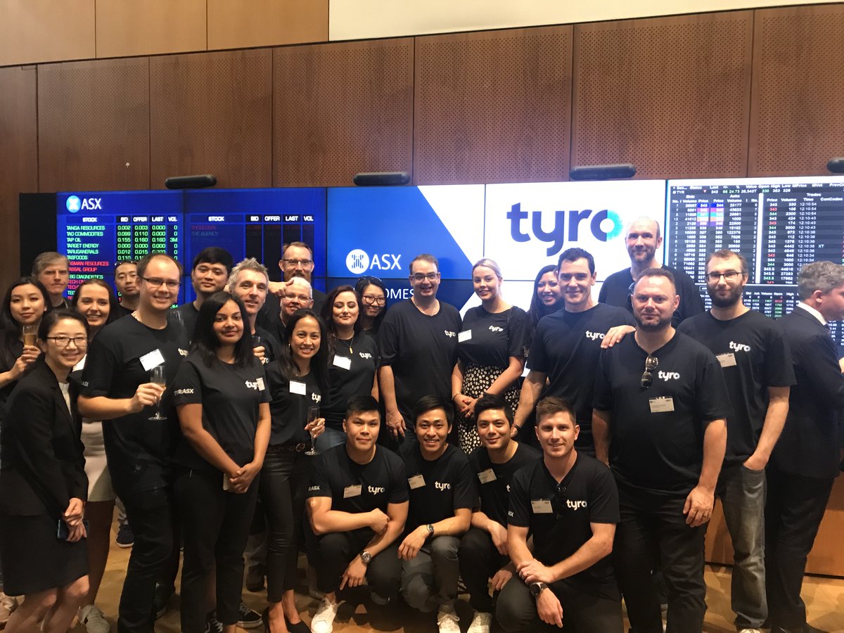We are proud to announce the successful listing of Tyro on the Australian Stock Exchange, marking an amazing new chapter for the company.

A big thank you to all our merchants who trust us with their payments and banking – which is what has made today possible.
