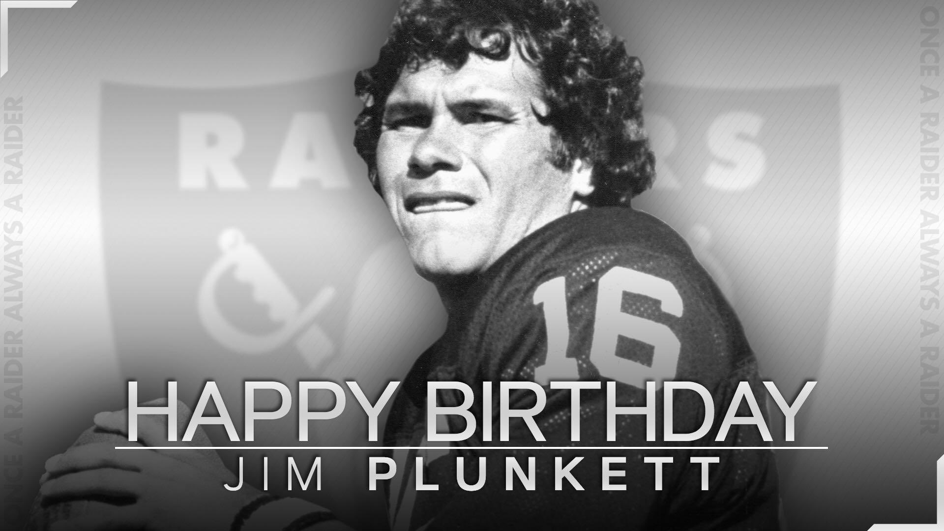 Happy birthday Jim Plunkett!! 