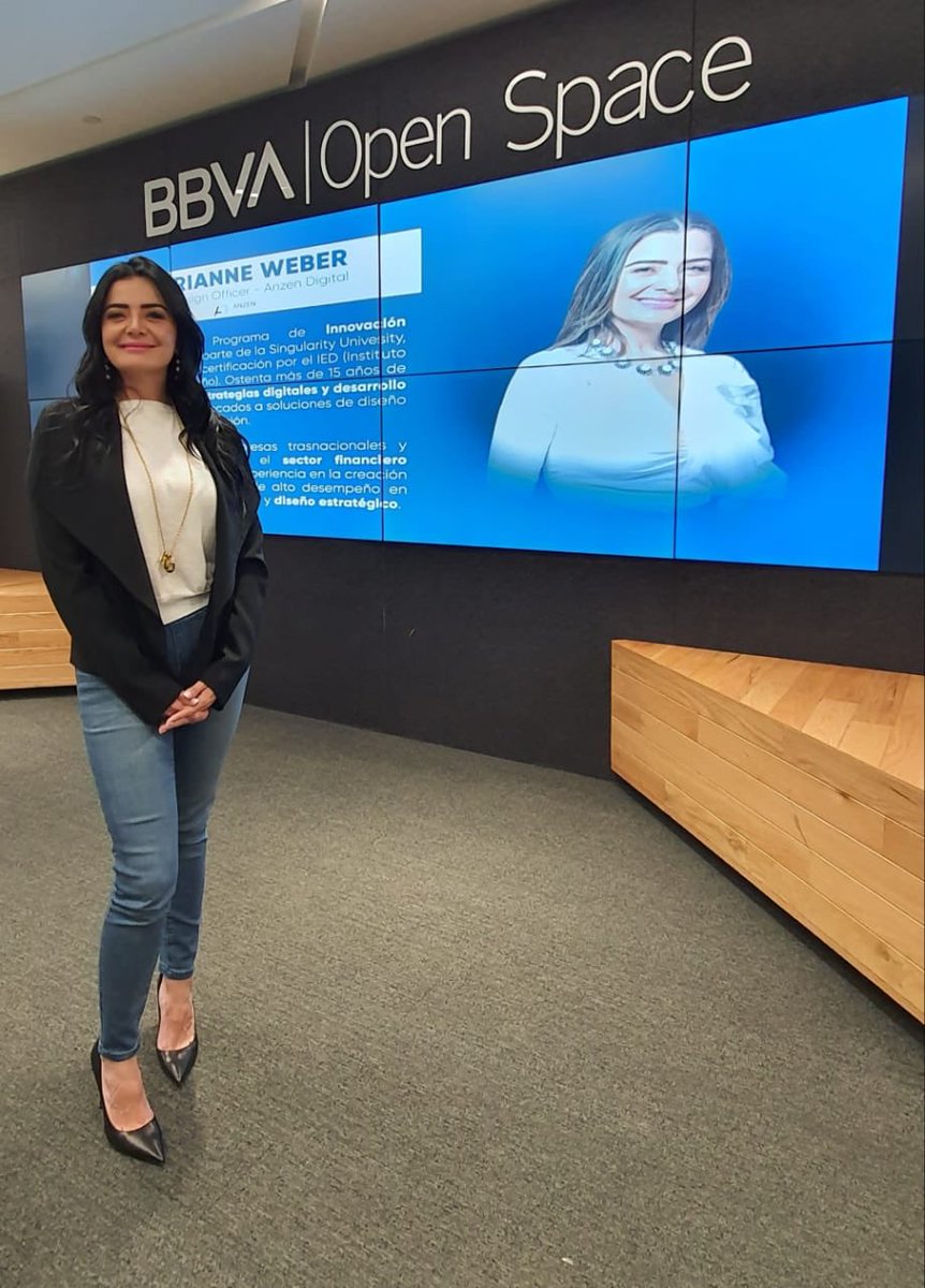 anzen_digital's tweet photo. Llegó el día...  A minutos de empezar The Digital Transformation Night (DTN) en el Open Space México BBVA con nuestra Chief Design Officer en Anzen Digital, Marianne Weber. https://t.co/lO4E1ZTczq