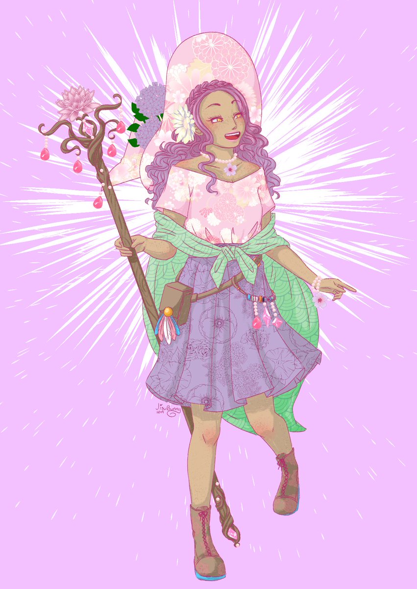 JisuBunny's tweet photo. Spring is here! Spring is the season of rebirth, so here is the spring witch reborn and living her best life!
Only one left to compete the set!
#art #spring #witch #springwitch #seasonalwitch https://t.co/6kJBchW5cg