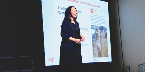 wspusa's tweet photo. If you're reading this, you can be a brand ambassador for yourself + #WSPUSA! Step 1: Make sure your LinkedIn employer is WSP USA! @LisaCTruong shared simple tips like this, plus more complex strategies with our #DevelopingProfessionals at #LAUNCH 2019. #WeAreWSP #DPN https://t.co/J1gU9vCags