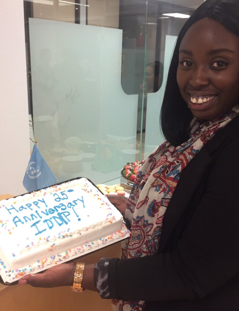 UNACanada's tweet photo. Happy 25th Anniversary #IDDIP! 🎉 From our Project Officer Frida 🌎 Joyeux 25e Anniversaire #PSDID! 🎉 #IDDIP25 https://t.co/hpGmTRmZ00