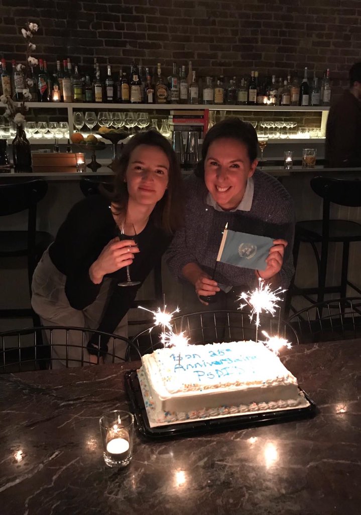 UNACanada's tweet photo. Celebrating 25 years of #IDDIP in Montreal tonight! 🥳🎉🌎 On célèbre le 25e anniversaire de #PSDID à Montréal ce soir! 🥳🎉🌎 #IDDIP25 https://t.co/DEK9oX215x