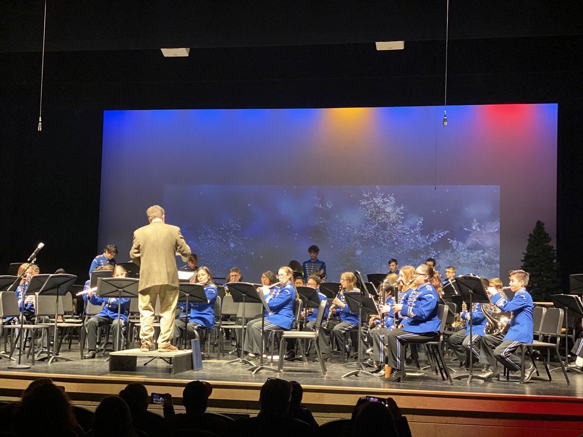Enjoying a great band concert tonight from the <a href="/MarquardtMiddle/">Marquardt Middle</a> bands tonight!