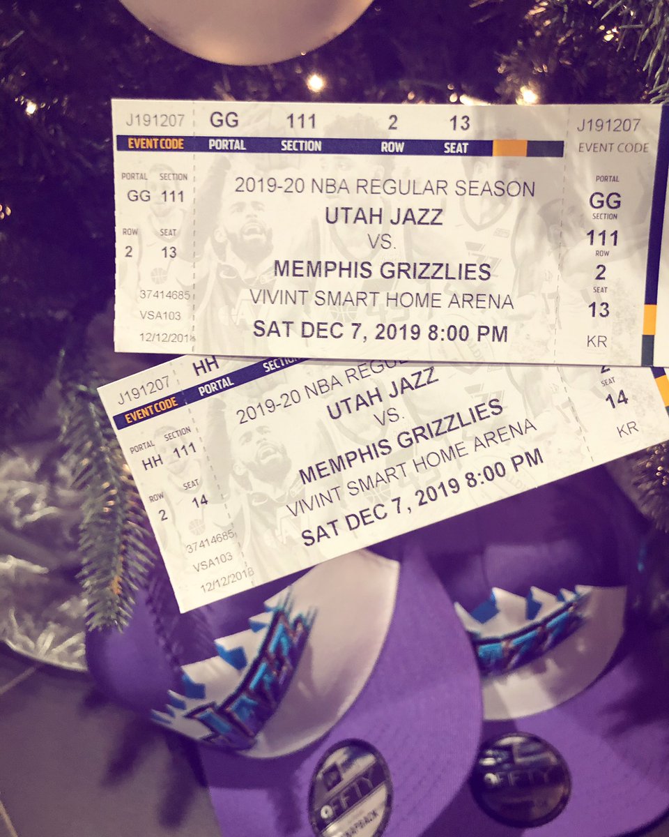 jazzteamstore's tweet photo. 🗻GIVEAWAY🗻
- 
We’re giving away 2 tickets to Jazz vs. Grizzlies on Saturday night! Winner will also receive 2 Purple Mountain hats for you and your guest! 
-
To Enter:
1️⃣ Follow @jazzteamstore
2️⃣ Like &amp; Retweet
3️⃣ Tag a Friend
(Winner will be DM’d Saturday by 2pm) https://t.co/Fpf7sOsYaI