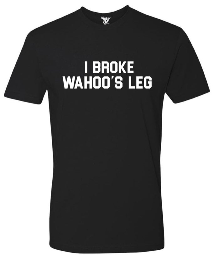 Super70sSports's tweet photo. If you break another man’s leg and don’t commemorate that shit with a t-shirt did it even really happen? I say it did not.

👉 https://t.co/W5gdT0TMu6 https://t.co/1092b6T325