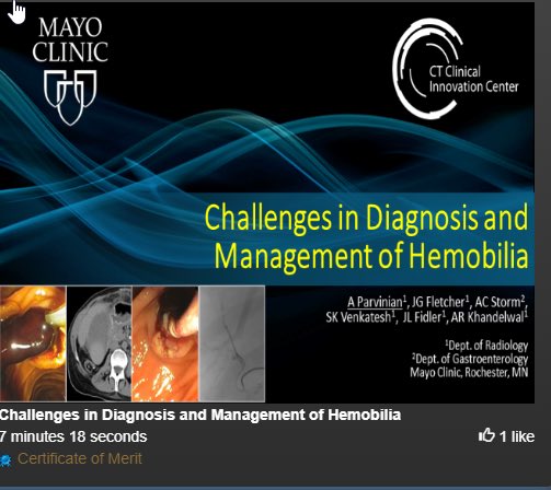 JeffFidlerMD's tweet image. Congratulations to Dr. Ahmad Parvinian @MayoRadiology (and his mentor @drashishcool) for winning a Certificate of Merit for their poster at #RSNA19.