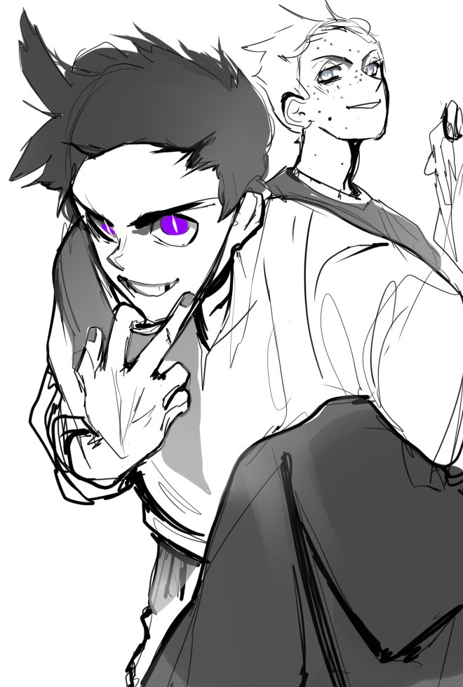 z_Darvo's tweet photo. #tpnvrp #thepromisedneverland #rayxanna #gilda https://t.co/2i0l6F6DQo