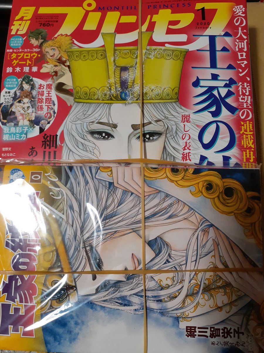 発売日当日!やったー😆単行本派なので雑誌で買ったのは初めて。勿論付録目当て。
開封したら私のイズミル王子が亀甲縛りみたいになっててどうしてくれるんやアマゾンww 