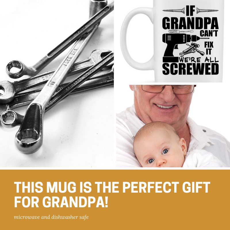 ChrissyEblin's tweet photo. Why is it that Grandpa can fix everything?  This mug is the perfect gift to let him know you appreciate him!

Shop here:  https://t.co/kbL1sFmMWL

#sponsored #GrandpaMugs https://t.co/utv4qly9P4
