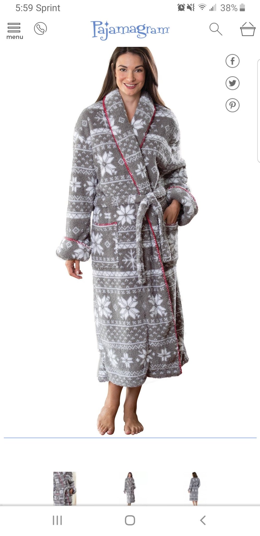 Mmg christmas robe Clearance