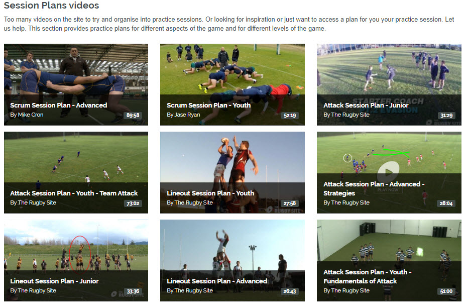 Making coaching easier - check out our new session plans. 
Each aspect of the game, and for each level of the game is covered. 
therugbysite.com/coaching-video…
#rugbycoaching