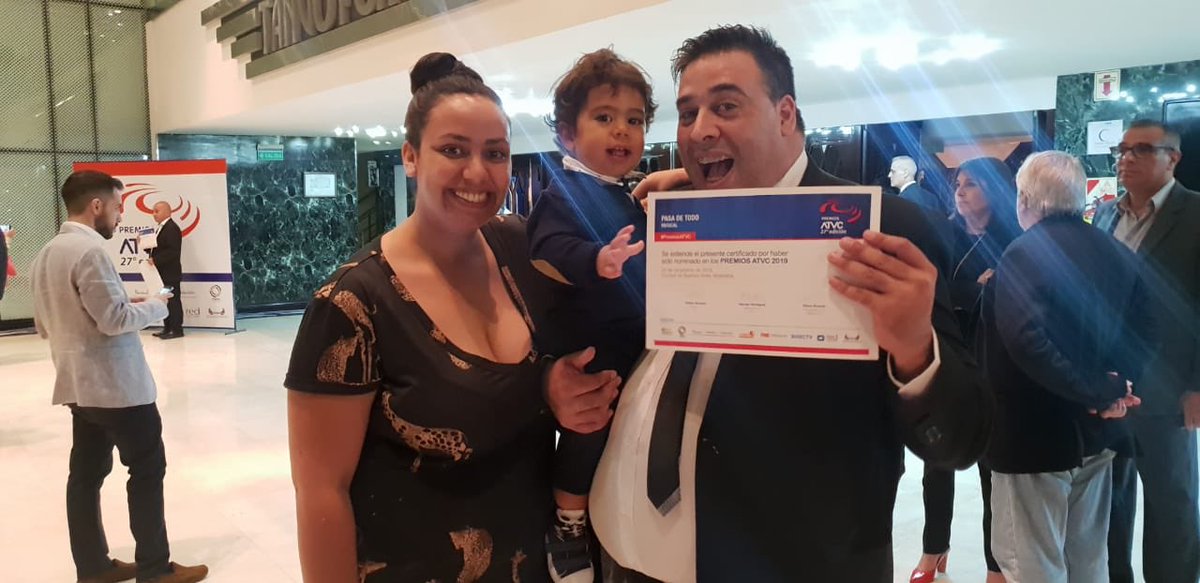 AttemMatias's tweet photo. Anoche participe en los #PremiosATVC , para muchos perdí en mi terna. Pero la realidad es que YO GANÉ! Compartir la ceremonia con mi familia es el mejor premio que puedo tener. Gracias @ATVC_ por hacer cada año una velada maravillosa. @TangoPorteno sigue siendo el lugar ideal! https://t.co/kpWsjaFH4y