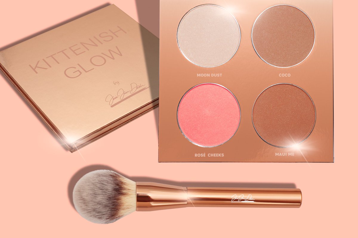 TOMORROW🎉 •KITTENISH GLOW• by <a href="/JessieJDecker/">Jessie James Decker</a> is BACK✨☀️ 12:00pm EST alexapersicocosmetics.com