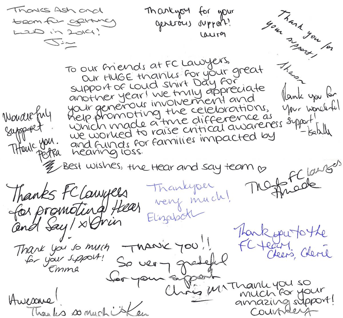 After fundraising for <a href="/LoudShirtDayAus/">Loud Shirt Day</a>  in 2019, it's amazing to see what it means to the team at <a href="/HearAndSay/">Hear and Say</a> . We'd like to thank Loud Shirt Day, Hear and Say and their team for the wonderful words. We look forward to fundraising again in 2020. #loudshirtday #charity #fundraise