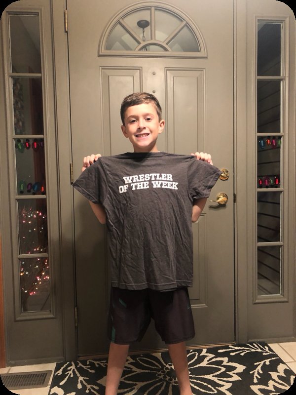 That time of year again. Congrats Wrestlers of the week.
Black team Lucas Ford
White team Clark Egan