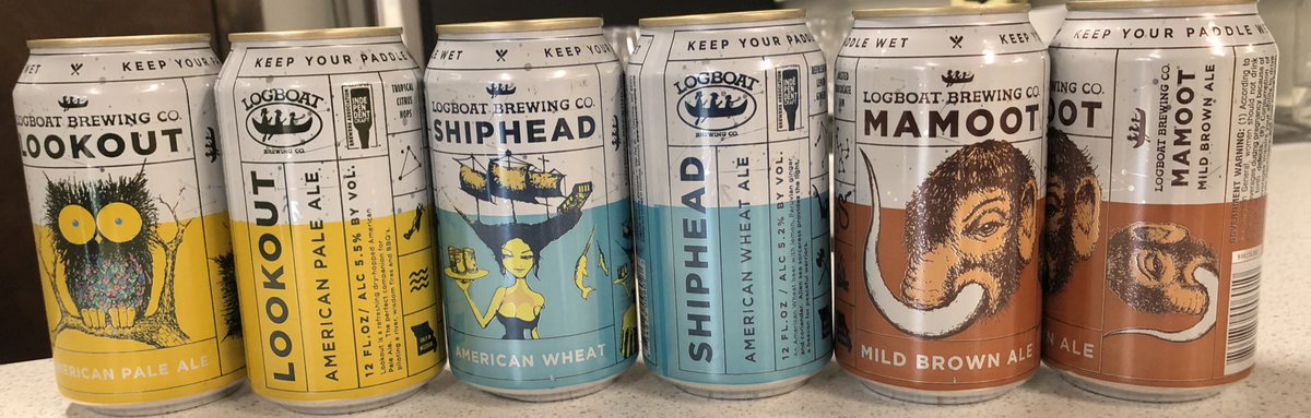 aboutdamnwine's tweet photo. And we had a few beers via @LogboatBrewing #lookout #shiphead #mamoot #craftbeer https://t.co/mU0qnF7u96