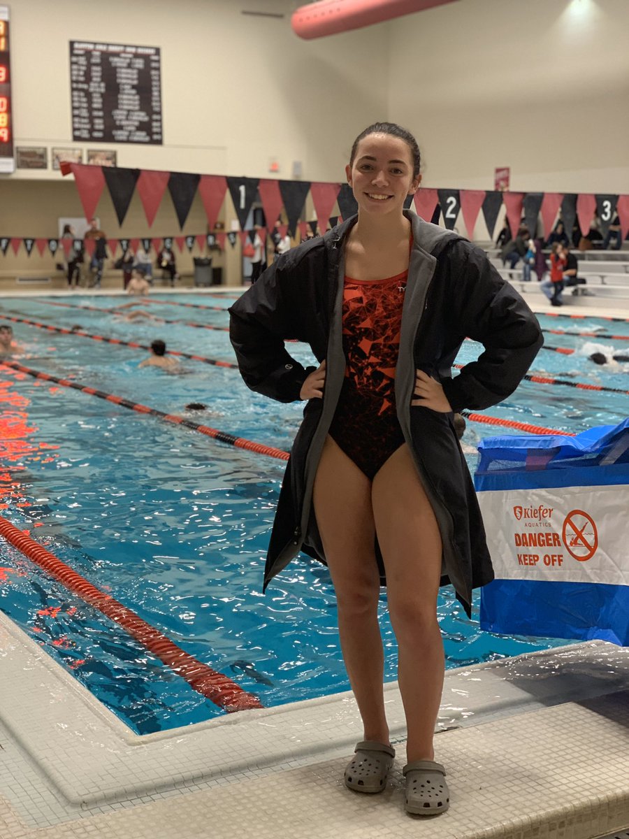 hcunningham311's tweet photo. Big congrats to freshman, Lauren Reiff, for breaking the 50 freestyle record from 2013 tonight 🏆 https://t.co/9yuj1K1fpv