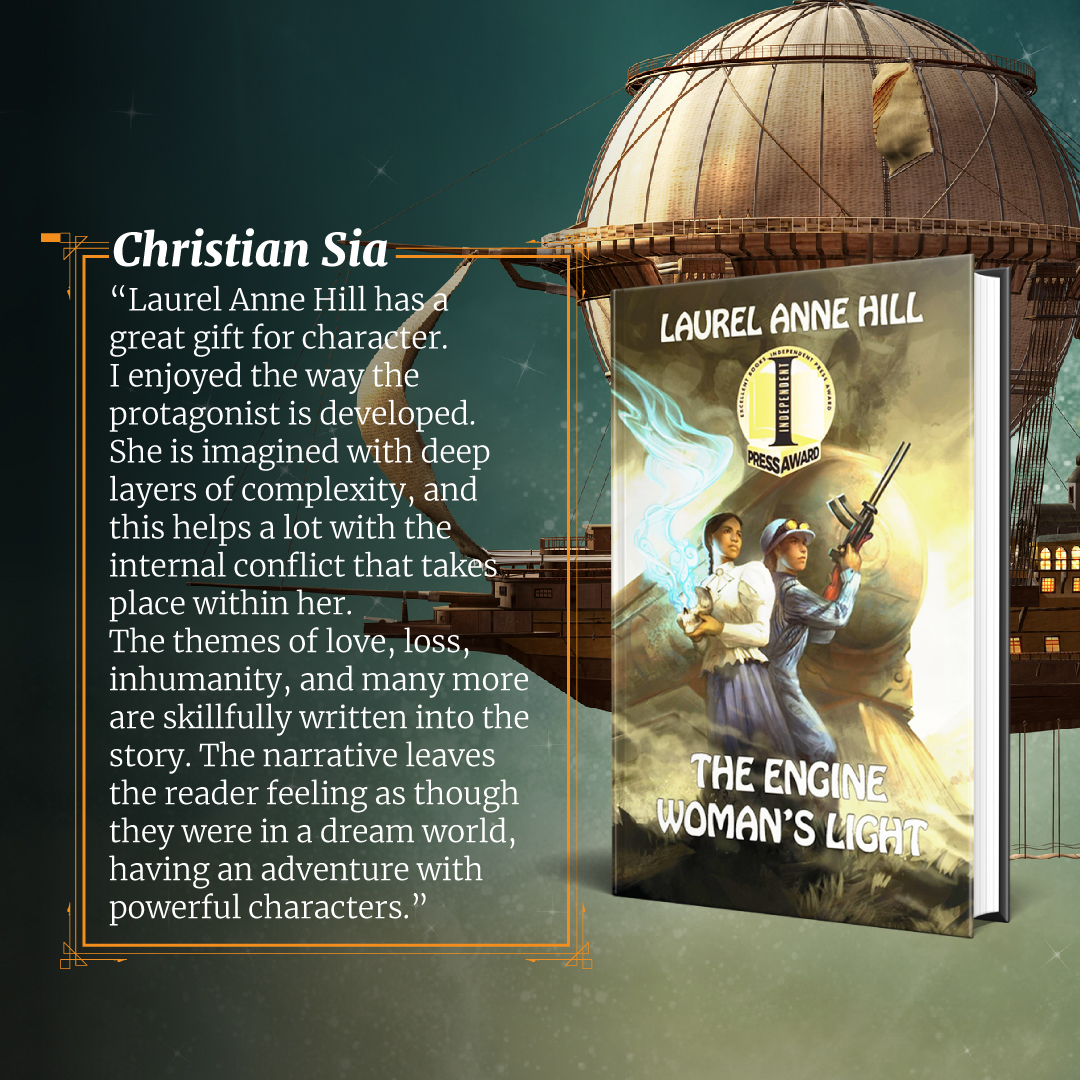 LaurelAnneHill's tweet photo. Do you want a mentally stimulating ride with love, loss, and inhumanity in the steampunk genre? Juanita’s journey is for you. “The Engine Woman’s Light” on Amazon now at the following link: https://t.co/8rkzeWwwLc
#laurelannehill #enginewomanslight #steampunk #steampunknovel https://t.co/2O7m1cqSFK