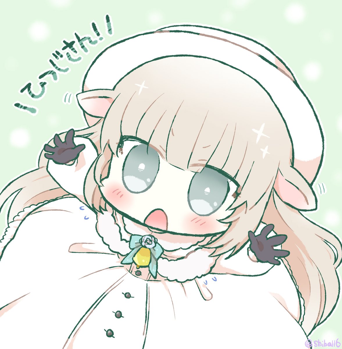 「メリーさん!
届いておりますよーうおぉおおー!?
#メリーミルク #Merry_」|しばうおおぉおお🌌のイラスト