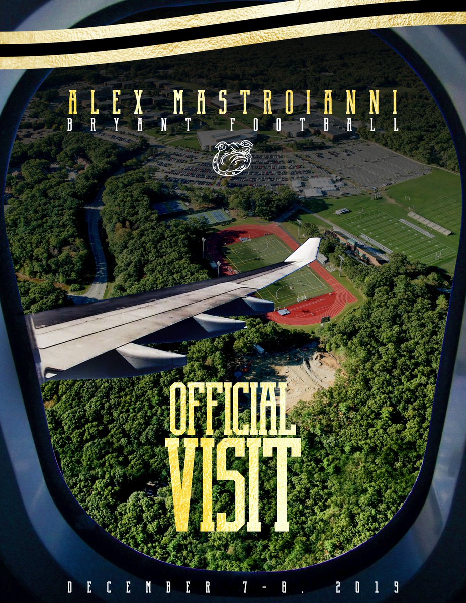 Looking forward to my visit this weekend!!! <a href="/CMerrittMT/">Chris Merritt</a> <a href="/CoachCiocci/">Steven Ciocci</a> @CoachMWatson <a href="/BryantUFootball/">Bryant Football</a>