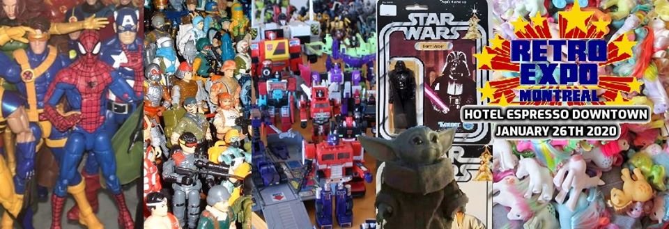 HighScoreCon's tweet photo. Retro Expo is BACK with it's first 2020 date on January 26th.   Montreal's biggest TOY CONVENTION RETURNS!

Facebook Event: https://t.co/9WTGi0Dbx0 https://t.co/3pKuWIlF7v
