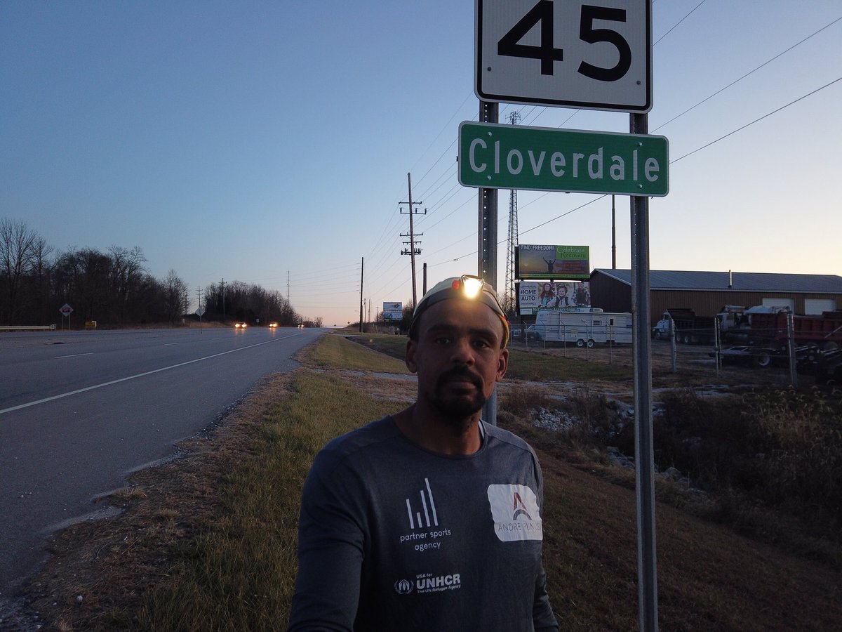 andrerunusa's tweet photo. Hello everyone,
#Stage27 of #AndreRunUSA
🗓️ Stage 27 ✅
📍 Avon, IN
🏁 Cloverdale, IN
🚩33 miles - 53 Km
⏱ 8h02
#AndreRunUSA #USAforUNHCR #RunAndreRun #NYCToLA #ExtremeRunner #Marathon #Running #runforacause #Indiana #Avon #Cloverdale https://t.co/VU4VbaYY4m