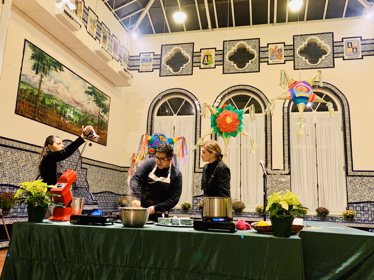 MexCultureDC's tweet photo. Another splendid edition of #MexicanTable with @PatiJinich and special guest Alam Méndez of Urbano 116! Thank you for coming and we look forward to seeing you in the 2020 season, which goes live on January 15th at https://t.co/o98X1UtXYL! Mark your calendar and join us! https://t.co/mLybnAVmHx