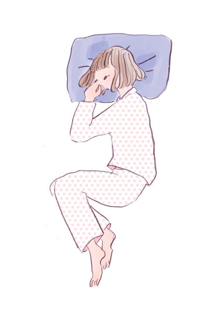 寝相のtwitterイラスト検索結果