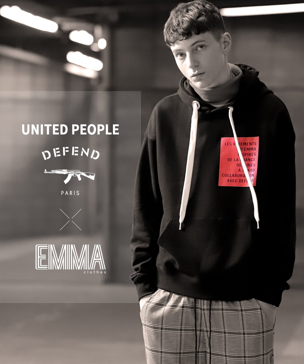 EMMA__CLOTHES's tweet photo. 【新作コラボ】💡
UNITED PEOPLE DEFEND
×
EMMA CLOTHES

https://t.co/FEU9HYUJ4L

パリのストリートブランド「DEFEND PARIS」の2ndラインとして設立された「ユナイテッドピープル ディフェンド」との限定コラボアイテムが登場。

#emmaclothes #エマクローズ #unitedpeopledefend #defendparis https://t.co/6kmh11F4v4