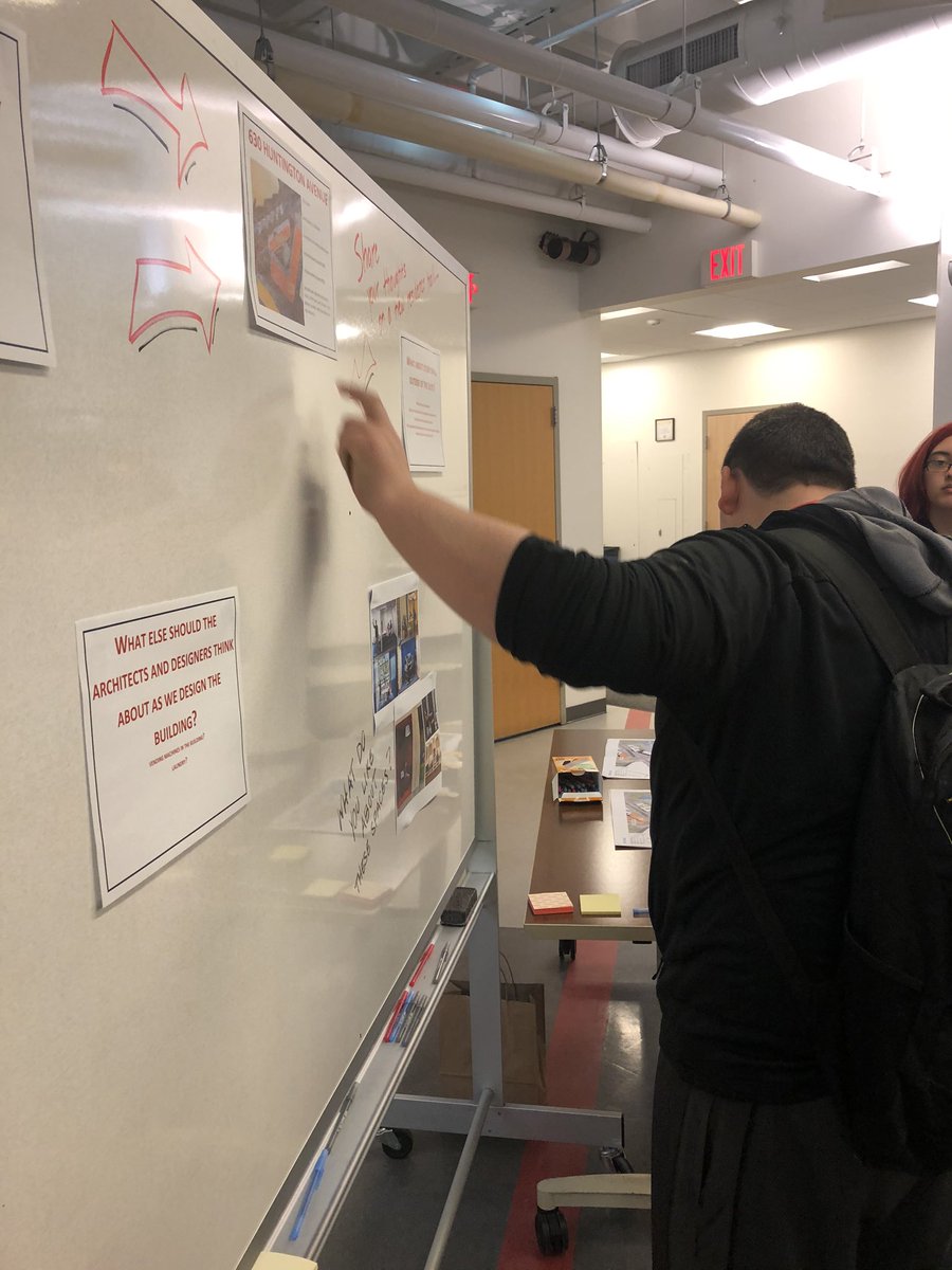 _peter_fowler's tweet image. We’re excited to be collecting some feedback from students on a potential new residence hall at 630 Huntington Ave!