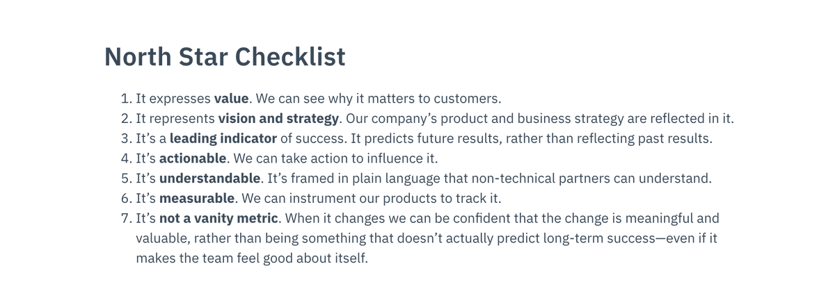 gibsonbiddle's tweet photo. A good primer on metrics-- part of Amplitude's new "North Star Playbook." I have been doing workshops on metrics, and it's both complicated and hard to teach, so I appreciate the thoughtful approach @Amplitude_HQ  @johncutlefish. Read it here: https://t.co/EWpfCegBnI https://t.co/AnuneL1ohB