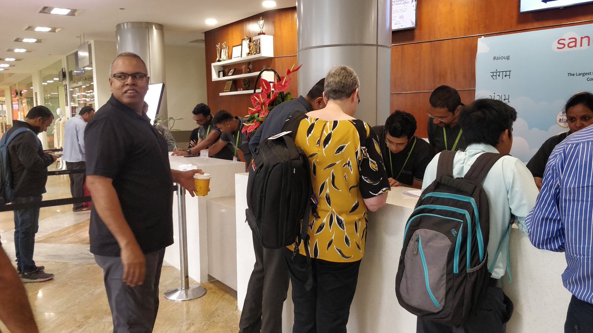 vinayrajj's tweet image. #Sangam19 #OracleFestival #AIOUG #ORACLE #happylearning #meetingofminds #oraclecloud
@AIOUG @aioug_hyderabad @aioug_mumbai @groundbreakers @Oracle @oracleugs @Oracle_India @aioug_vizag @aioug_bengaluru @aioug_bengaluru @aioug_pune @aioug_NorthIn