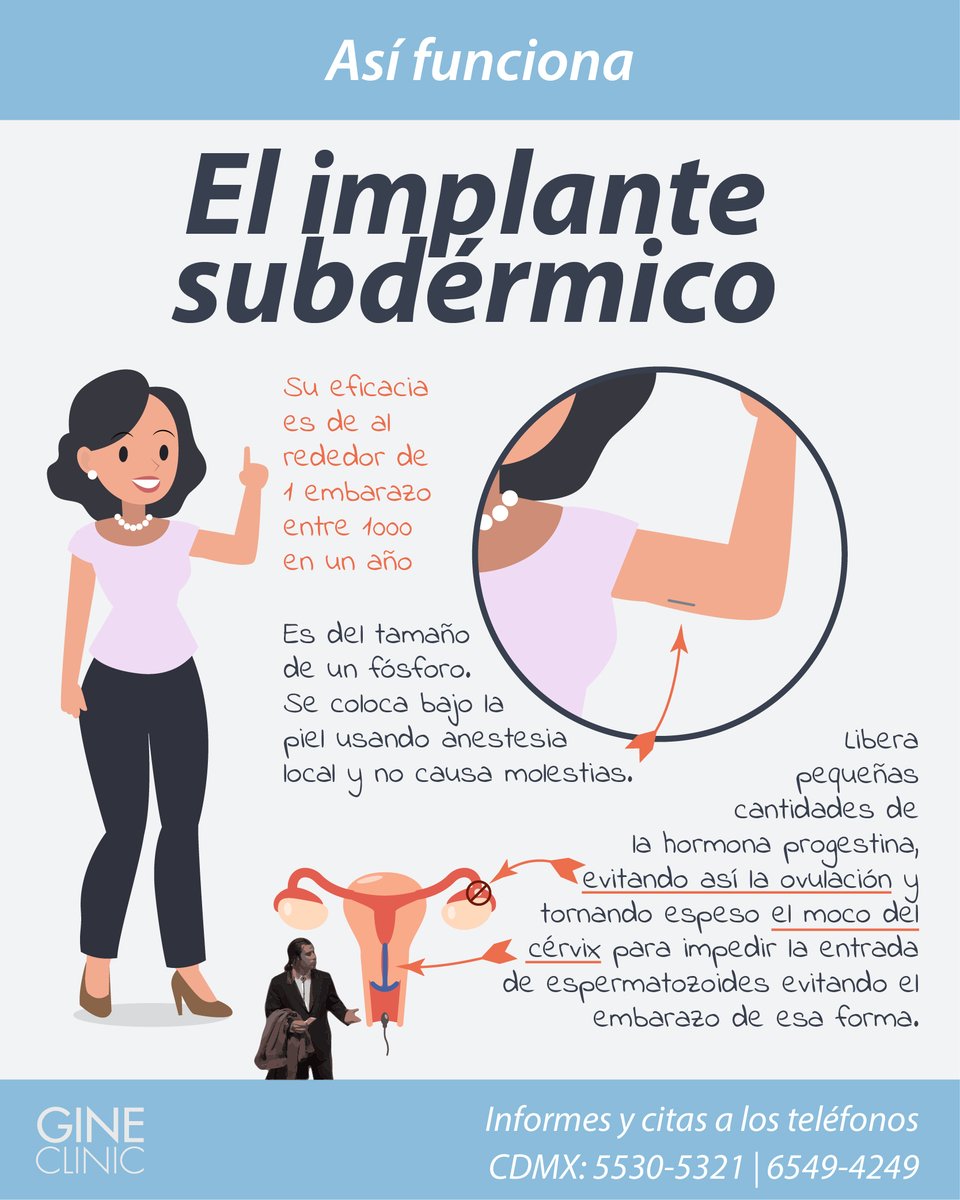 GineclinicF's tweet photo. Te recordamos la manera en que funciona el implante subdérmico. ¡Anímate! La libertad y protección que te dan no tienen igual.

#implantesubdermico #implantehormonal #implantehormonalsubcutaneo #implantehormonalsubdérmico #metodosanticonceptivos https://t.co/ngEm4LwUZY