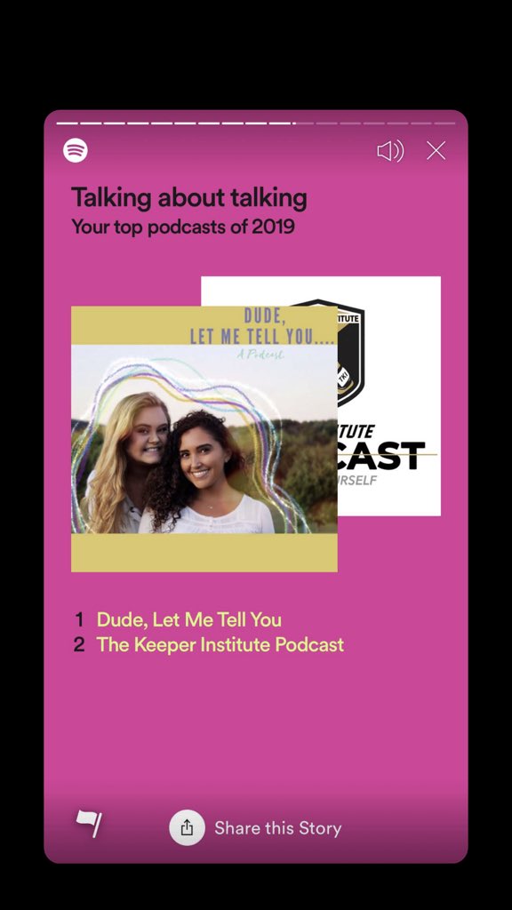 DudeLMTU's tweet photo. Who’s your top podcast of 2019?? @rossbossxx @ashcancun @spotify https://t.co/mO5pAGE5om