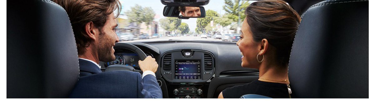 Heated and available ventilated leather-trimmed performance front seats, steering wheel-mounted paddle shifters, an analog clock with nickel finish and blacked-out interior accents highlight the cabin of the Chrysler 300S.