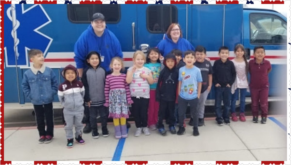 primaryblocks's tweet photo. @PVEPioneers @SewardCountyEMS
Thank you to the Seward County EMS for teaching our K-1 First Aid "Power Hour" class, all about ambulances! https://t.co/7FvIBBjixs