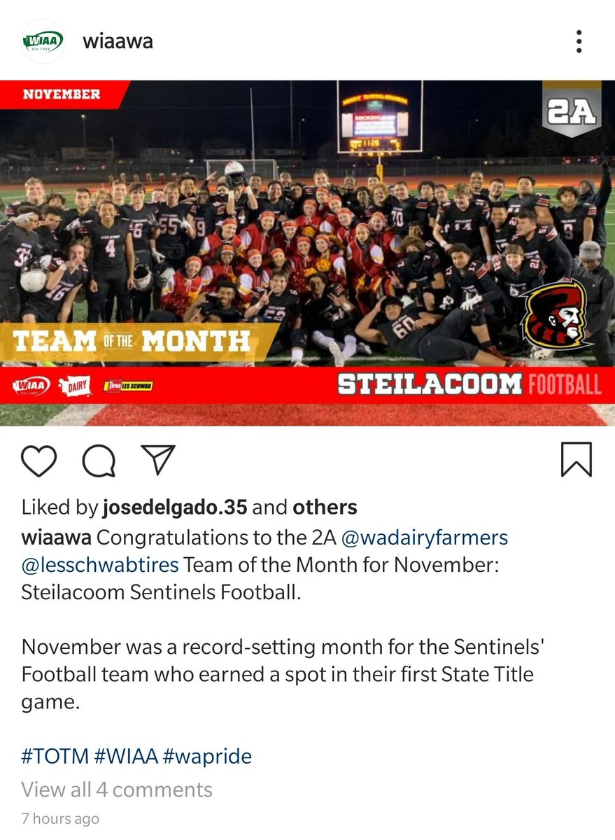 We're making history so excited to be apart of it 🖤♥️🏈 <a href="/SteillyFB/">Steilacoom Sentinels Football</a> <a href="/steillyschools1/">Steilacoom Schools</a> #DE #RB #Steillyfootball