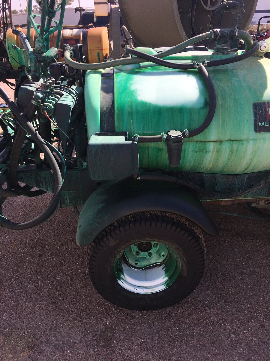 turftechno's tweet photo. Being able to see how much pigment is in your sprayer would be so handy, right? Our special-formula Turf Pigment Cleaner will turn your tank white again! #turftechno #turflofe #nontoxic #golfcoursesuperintendent https://t.co/CQLN7UQyK4