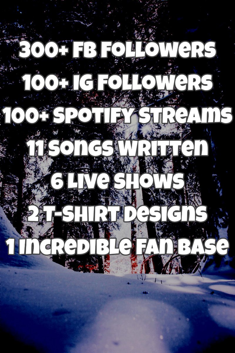 conifertheband's tweet photo. In January we embarked on a new and uncertain journey into the world of original music and we're extremely appreciative to those who followed us through it all. Thank y'all for the love and support you've shown us in our first year. #pinefreshtunes #treeband #conifertheband https://t.co/N4wDqMQP93